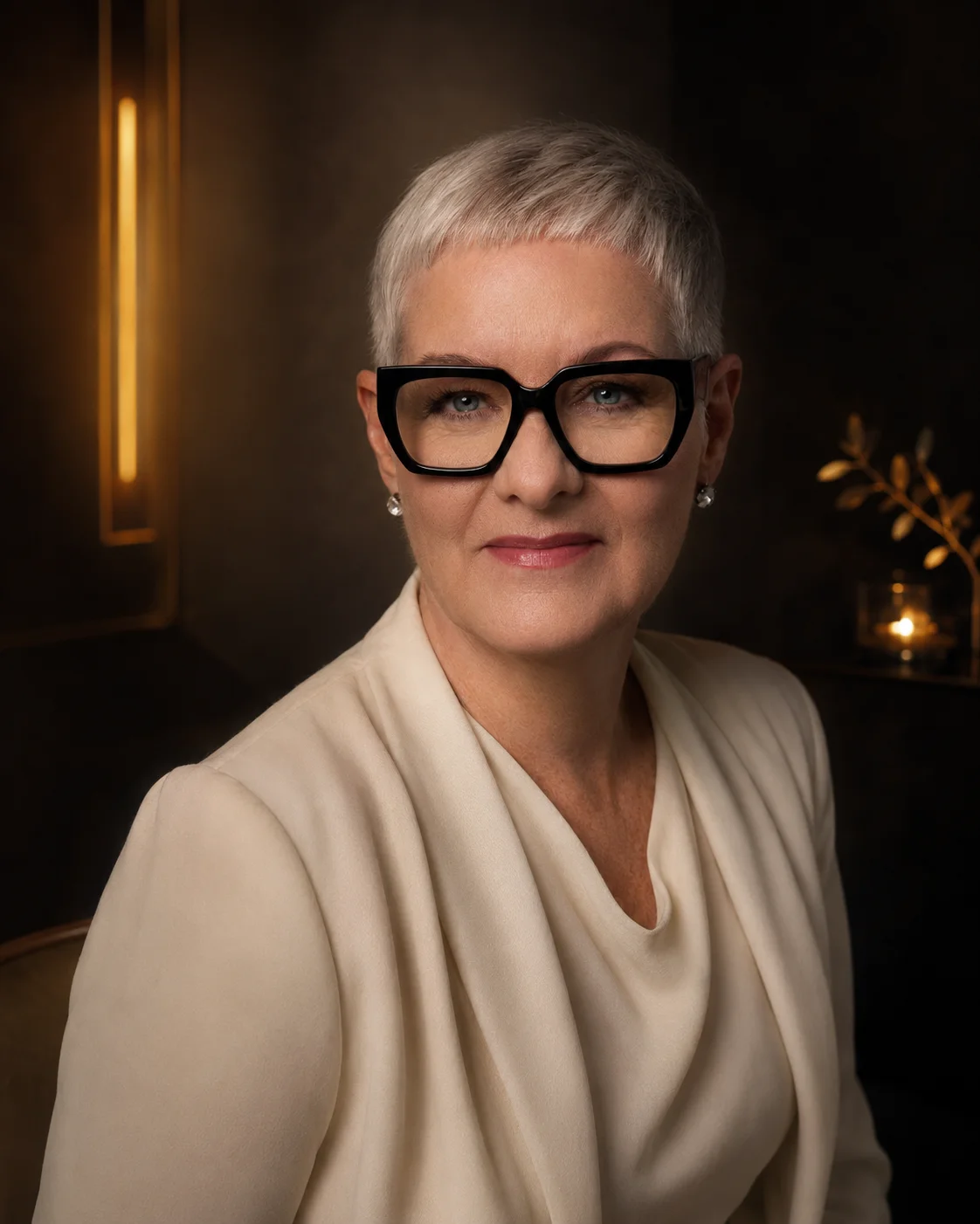 Barbara Jascht im Goldenen Raum
